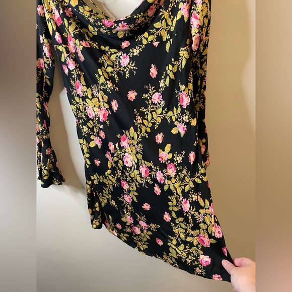 NWT Free People Sample Piece Lone Star Bias Floral Dress - Picture 4 of 15